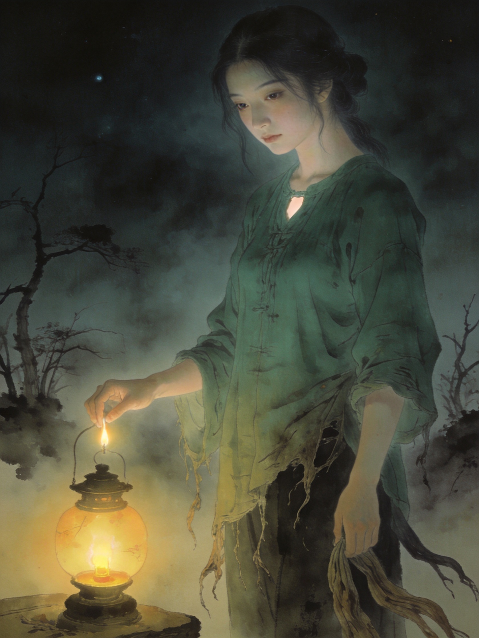 灯香娘 画像