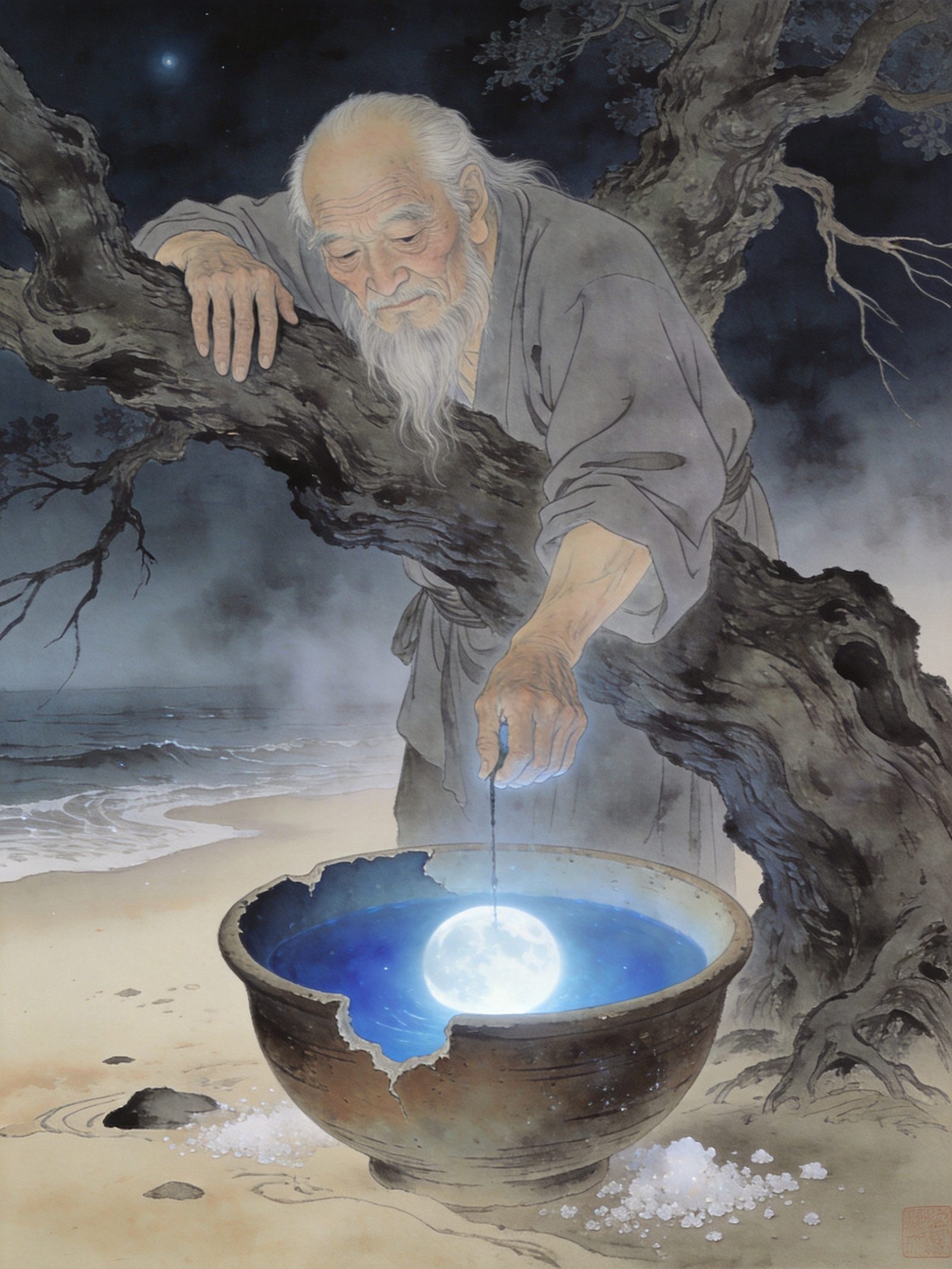 沙滩酒翁 画像
