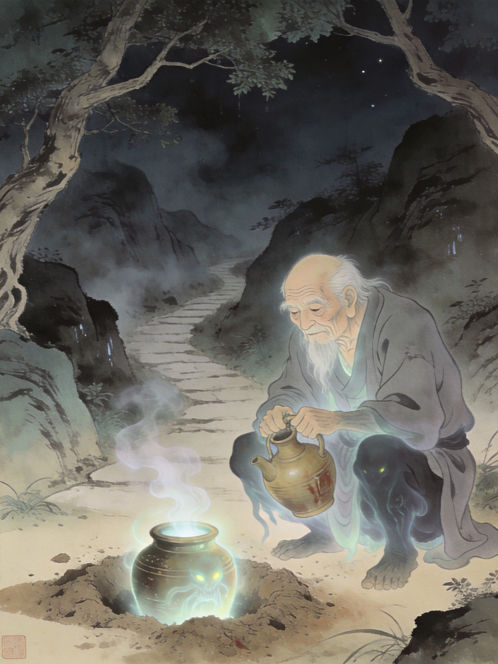 林下酒翁 画像