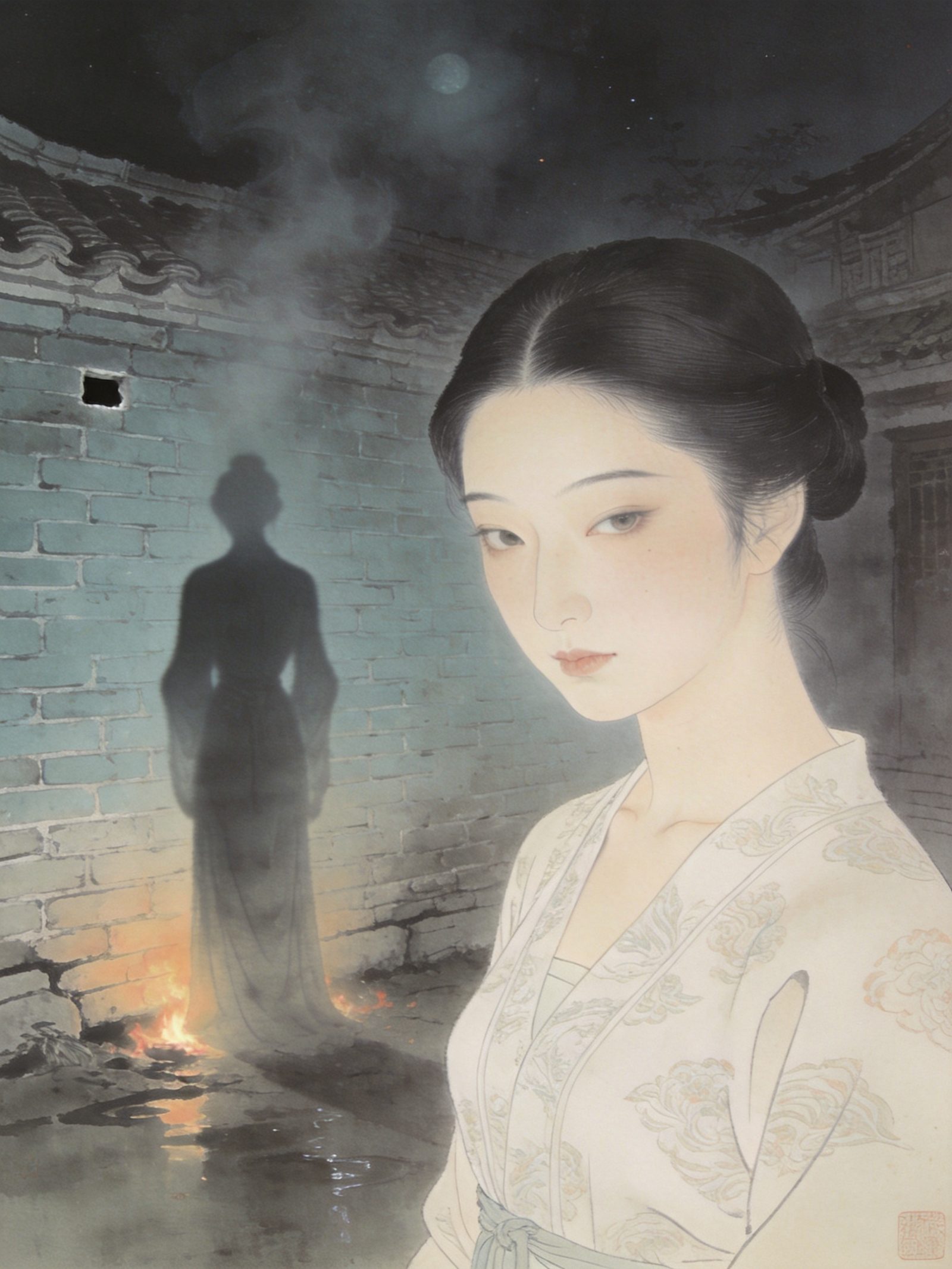 墙衣娘 画像